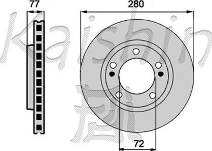 Kaishin CBR131 - Bremžu diski www.autospares.lv