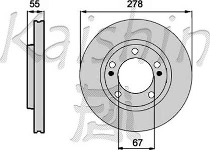 Kaishin CBR330 - Bremžu diski www.autospares.lv