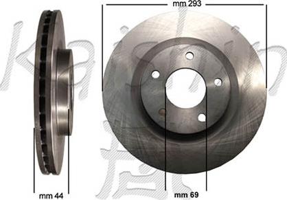 Kaishin CBR337 - Bremžu diski www.autospares.lv