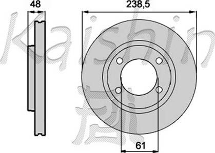 Kaishin CBR260 - Bremžu diski www.autospares.lv