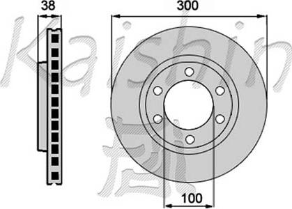 Kaishin CBR215 - Bremžu diski www.autospares.lv