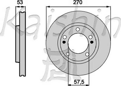 Kaishin CBR238 - Bremžu diski www.autospares.lv