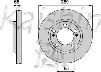 Kaishin CBR276 - Bremžu diski www.autospares.lv