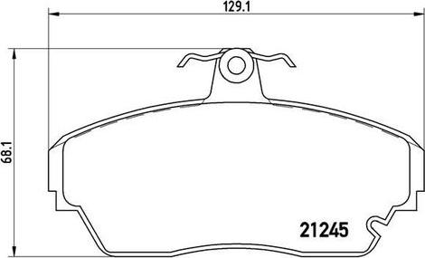 Kaishin FK11386 - Bremžu uzliku kompl., Disku bremzes autospares.lv