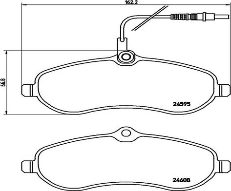 Kaishin FK20045 - Bremžu uzliku kompl., Disku bremzes www.autospares.lv