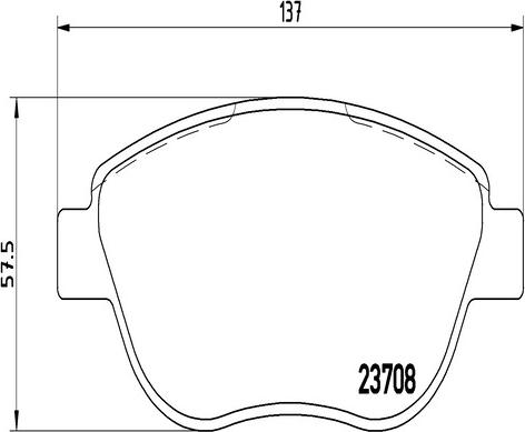 Kaishin FK20064 - Brake Pad Set, disc brake www.autospares.lv