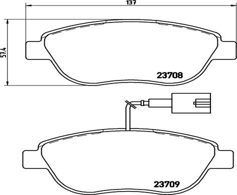 Kaishin FK20001 - Bremžu uzliku kompl., Disku bremzes www.autospares.lv