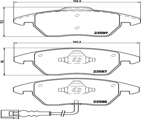 Kaishin FK20015 - Bremžu uzliku kompl., Disku bremzes www.autospares.lv