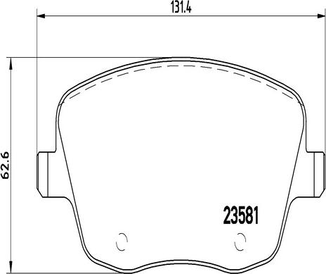 Kaishin FK20031 - Тормозные колодки, дисковые, комплект www.autospares.lv