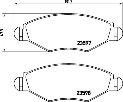 Kaishin FK20025 - Тормозные колодки, дисковые, комплект www.autospares.lv