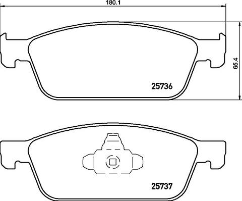 Kaishin FK20075 - Bremžu uzliku kompl., Disku bremzes www.autospares.lv