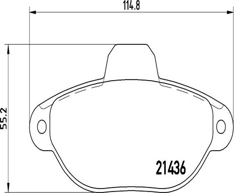 Kaishin FK20073 - Тормозные колодки, дисковые, комплект www.autospares.lv