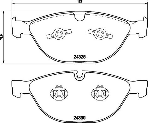 INTERBRAKE PD3575 - Bremžu uzliku kompl., Disku bremzes www.autospares.lv