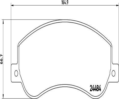 Kaishin FK20296 - Bremžu uzliku kompl., Disku bremzes www.autospares.lv