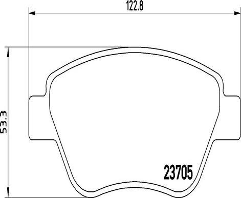 Kaishin FK20297 - Brake Pad Set, disc brake www.autospares.lv