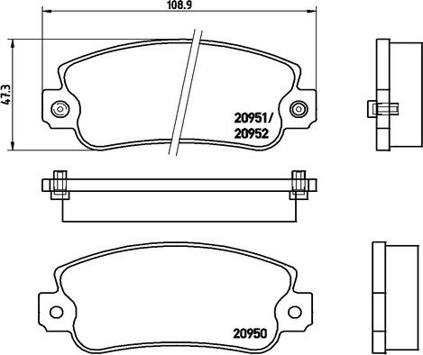 Kaishin FK20205 - Bremžu uzliku kompl., Disku bremzes autospares.lv