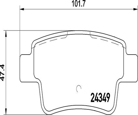 Kaishin FK20275 - Тормозные колодки, дисковые, комплект www.autospares.lv