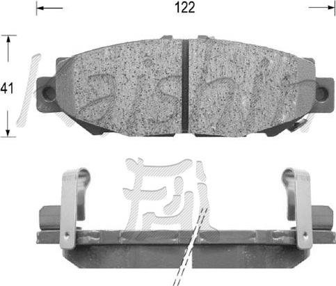 Kaishin FK2112 - Bremžu uzliku kompl., Disku bremzes www.autospares.lv