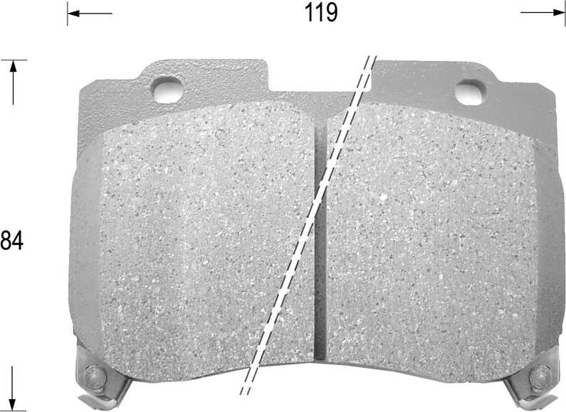 Kaishin FK2136 - Brake Pad Set, disc brake www.autospares.lv