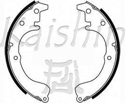 Kaishin K2203 - Brake Shoe Set www.autospares.lv