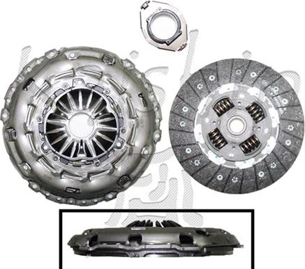 Kaishin KZ159-K - Комплект сцепления www.autospares.lv