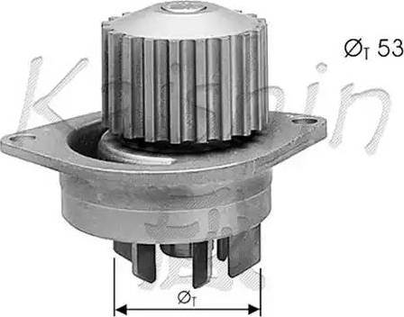 Kaishin WPK345 - Water Pump www.autospares.lv