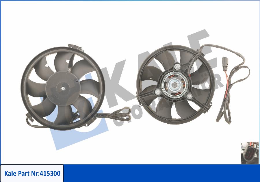 KALE OTO RADYATÖR 415300 - Ventilators, Motora dzesēšanas sistēma www.autospares.lv