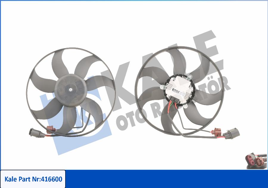 KALE OTO RADYATÖR 416600 - Ventilators, Motora dzesēšanas sistēma www.autospares.lv