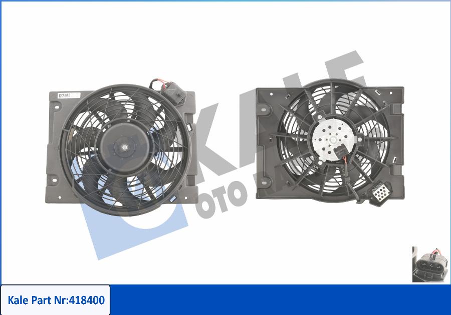 KALE OTO RADYATÖR 418400 - Ventilators, Motora dzesēšanas sistēma www.autospares.lv