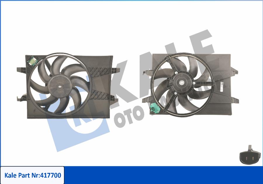 KALE OTO RADYATÖR 417700 - Ventilators, Motora dzesēšanas sistēma www.autospares.lv