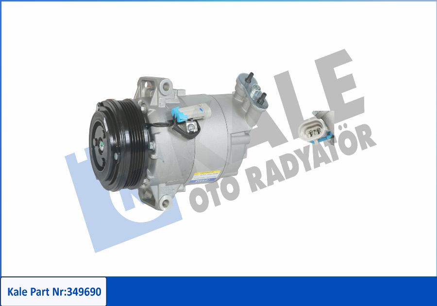 KALE OTO RADYATÖR 349690 - Kompresors, Gaisa kond. sistēma www.autospares.lv