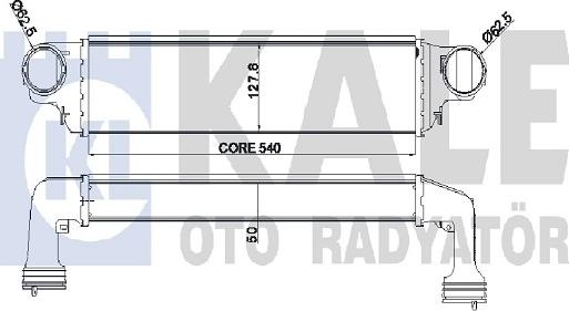 KALE OTO RADYATÖR 344805 - Starpdzesētājs www.autospares.lv