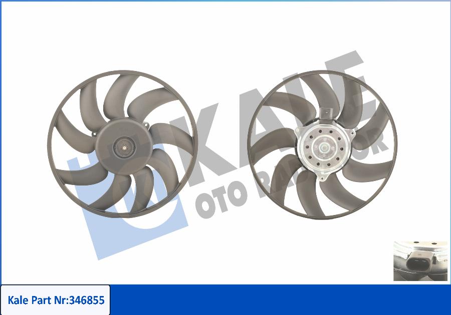 KALE OTO RADYATÖR 346855 - Fan, radiator www.autospares.lv