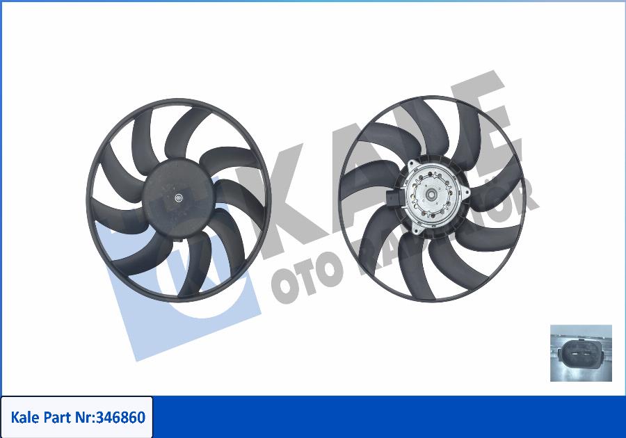 KALE OTO RADYATÖR 346860 - Fan, radiator www.autospares.lv