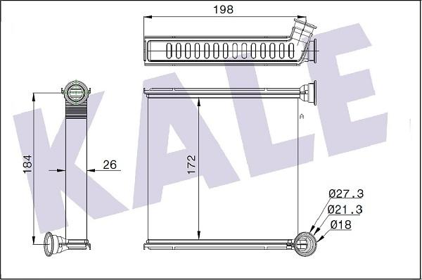 KALE OTO RADYATÖR 346265 - Siltummainis, Salona apsilde www.autospares.lv