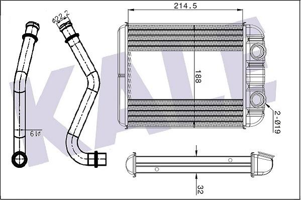 KALE OTO RADYATÖR 346740 - Siltummainis, Salona apsilde autospares.lv