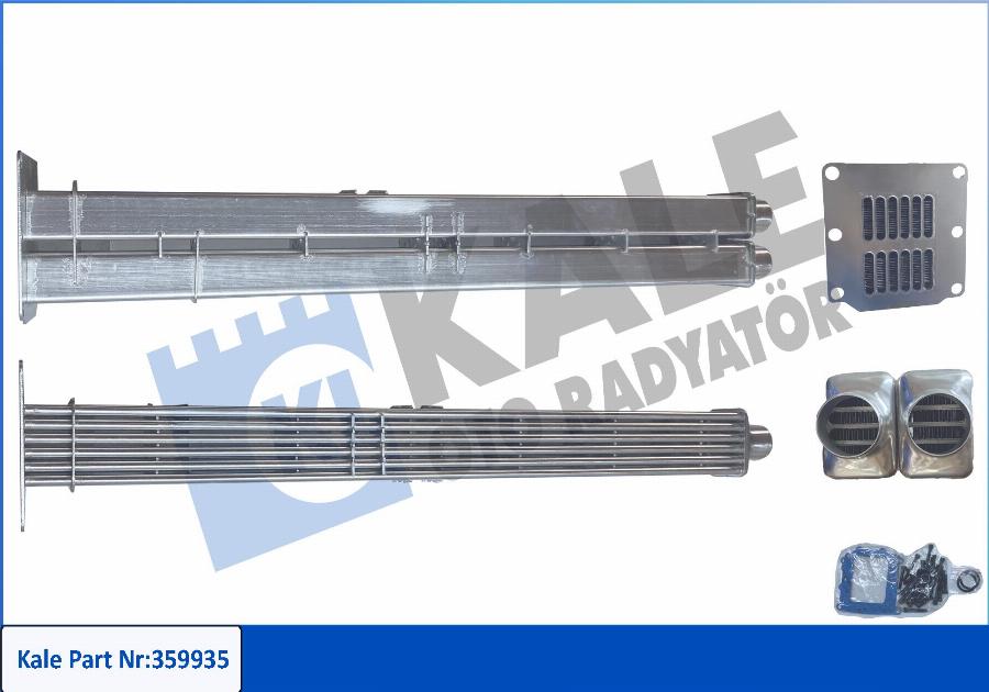 KALE OTO RADYATÖR 359935 - Radiators, Izplūdes gāzu recirkulācija www.autospares.lv