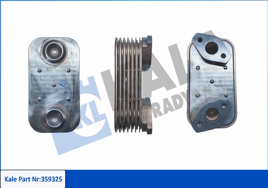 KALE OTO RADYATÖR 359325 - Eļļas radiators, Motoreļļa www.autospares.lv