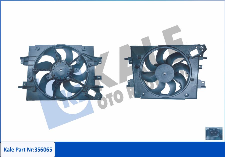 KALE OTO RADYATÖR 356065 - Ventilators, Motora dzesēšanas sistēma www.autospares.lv