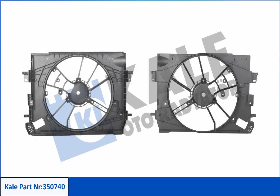 KALE OTO RADYATÖR 350740 - Ventilators, Motora dzesēšanas sistēma www.autospares.lv