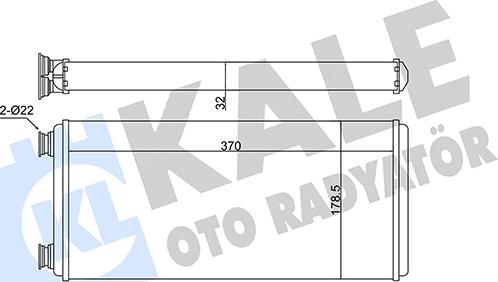 KALE OTO RADYATÖR 353840 - Siltummainis, Salona apsilde www.autospares.lv