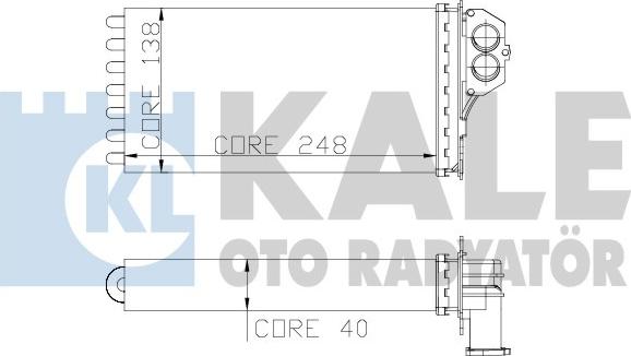 KALE OTO RADYATÖR 319000 - Siltummainis, Salona apsilde www.autospares.lv