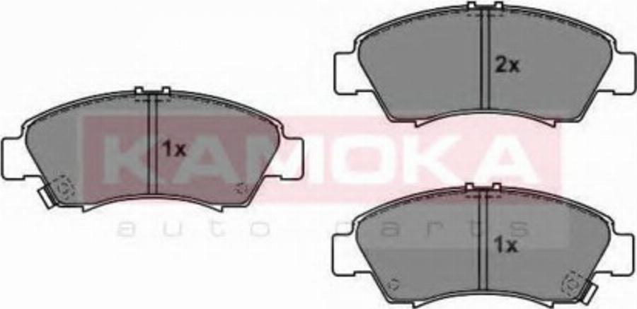 Kamoka 1011554 - Bremžu uzliku kompl., Disku bremzes www.autospares.lv