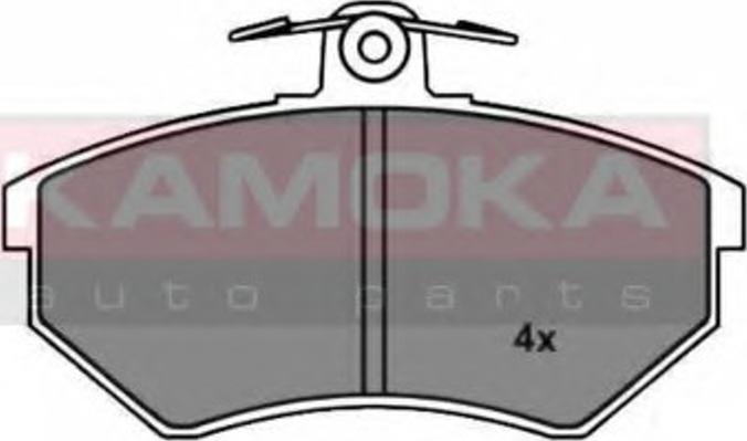 Kamoka 1011550BQ - Тормозные колодки, дисковые, комплект www.autospares.lv