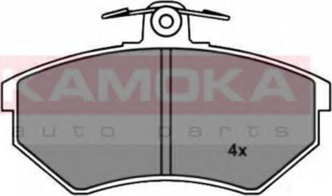 Kamoka 1011550 - Тормозные колодки, дисковые, комплект www.autospares.lv