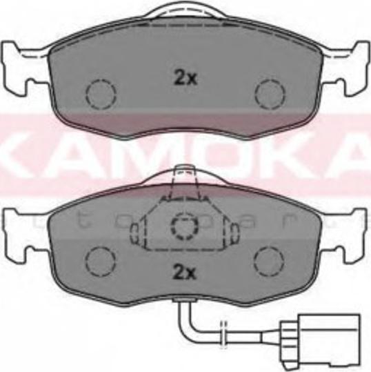 Kamoka 1011532 - Bremžu uzliku kompl., Disku bremzes www.autospares.lv