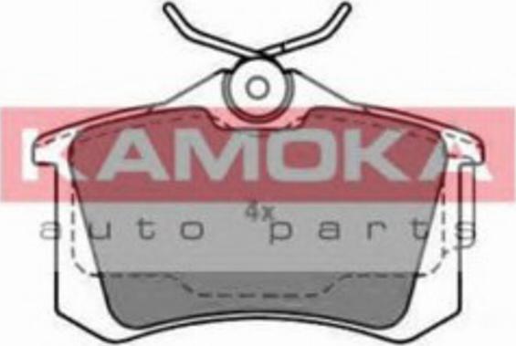 Kamoka 1011082BQ - Тормозные колодки, дисковые, комплект www.autospares.lv