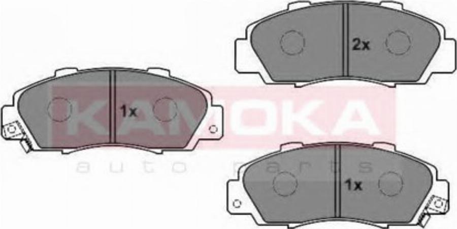 Kamoka 1011810 - Brake Pad Set, disc brake www.autospares.lv