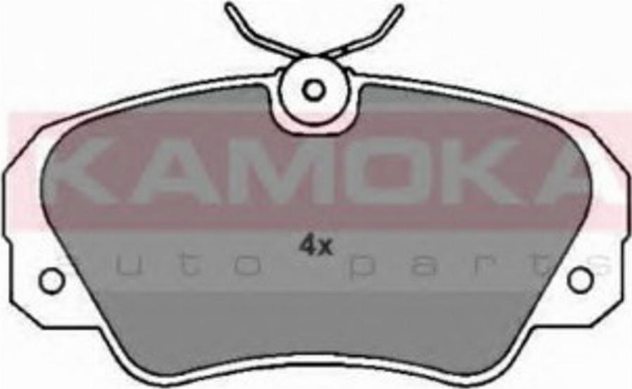 Kamoka 1011372 - Brake Pad Set, disc brake www.autospares.lv