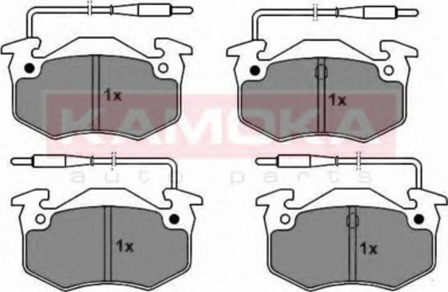 Kamoka 101856 - Bremžu uzliku kompl., Disku bremzes www.autospares.lv